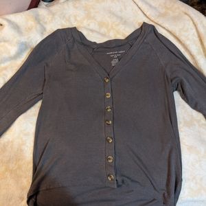 Long Sleeve Grey Shirt
